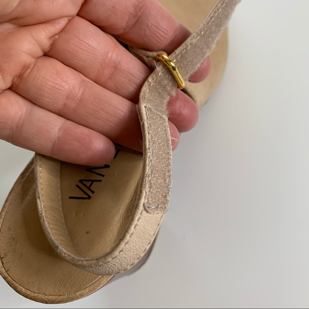 Vaneli Beige Slingback Pumps Buckle Strap 8.5M - Picture 11 of 12